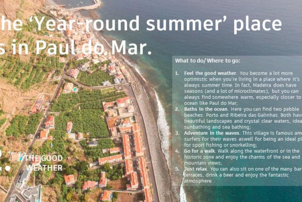 Villa Sunset Avenue Paul do Mar  Exterior foto